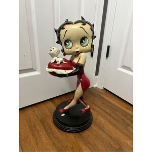 Betty  Boop Vintage Rare Statue/Sculpture With Pudgy
